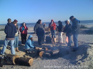 young-professionals-beach-retreat-0021 We decided to bonfire before the sun went down...good thing!