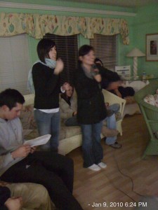 young-professionals-beach-retreat-0041 Kareoke LITERALLY minutes before power was gone!