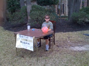 seth-selling-lemonade Seth's Lemonade Stand