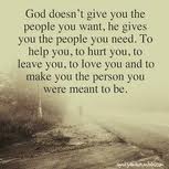 God gives people