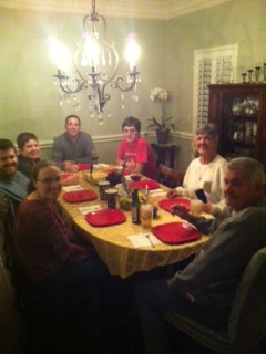 Neal, Ryan, Kathy (Neal's mom), Norm (Neal's dad), Ashley (Josh's wife), Josh (Neal's nephew) and Seth.