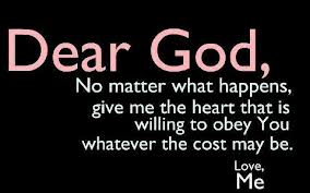 dear God