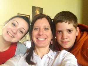 My niece, Sarah, me and Seth.