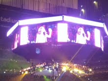 Martina McBride...we actually had decent seats on the 'field' but not the floor..so she was still far away.