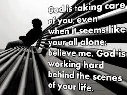 God is working for you
