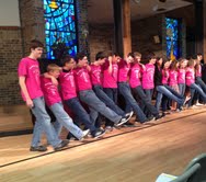 8th grade boys taking it to heart...um...not? Girls wiping tears away...*sigh* ;)