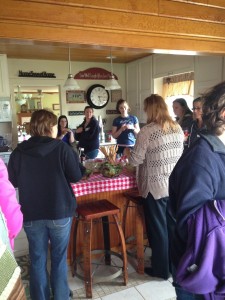 Lunch time! Our hosts were so amazing.