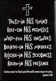 trust in His timing