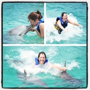 The picture in the top right corner, to me, is a picture of sheer joy and happiness. This IS me. Embracing me. :)