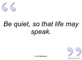 Quiet quote
