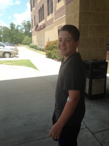 Brave boy