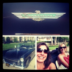 Holly and I in the T-bird