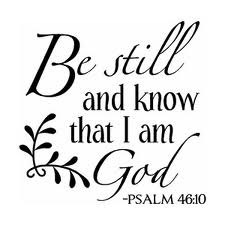 Know I am God