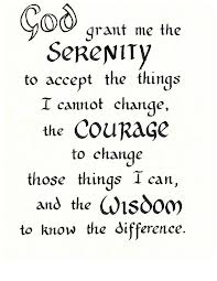 Serenity prayer