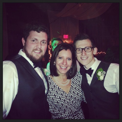 Ryan Sessions, me, and Matt Warfield.  Hard to believe these young men were in my first youth group in Kingwood!   They've become fine young men...very proud!!