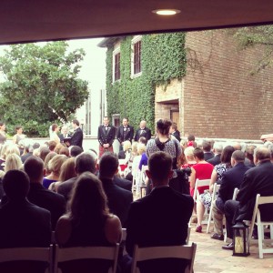 It was a Scottish wedding!