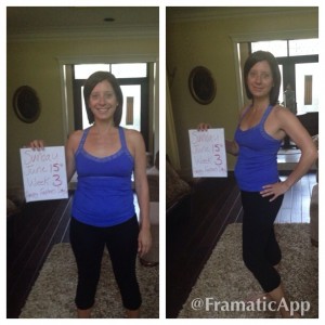 Okay a full two weeks done and I lost another 2 lbs! (3.5 lbs total in two weeks)  My biggest obstacle is re-training my mind to believe I can get through this and look more tone and fit. 