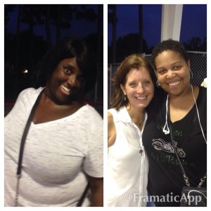 Brenda on the left and Teraisha on the right.