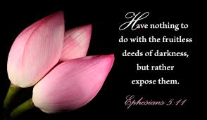 Ephesians 5 11 expose the darkness
