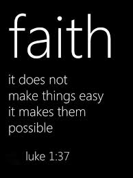 faith doesn't make things easy