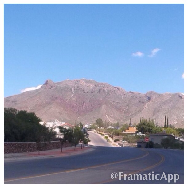 The mountain that loomed over my family in El Paso, TX.