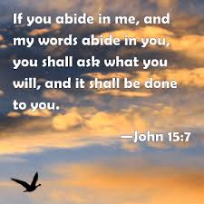 john 15 7 obedience to God