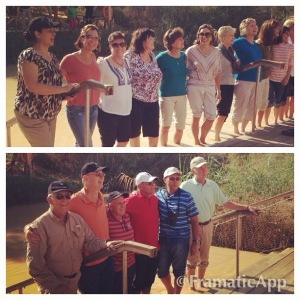 All in the family getting blessed in the Jordan! I love my church family. :)