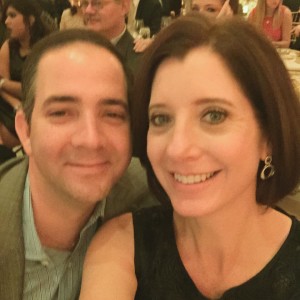 Neal and I at the wedding
