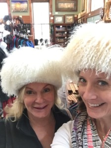 Who can resist a sheep dog hat? It's the 'in' thing... ;)