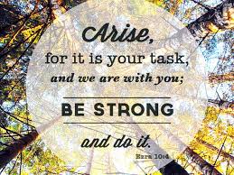 Change bible verse arise